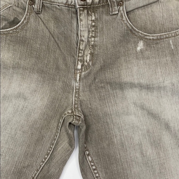 Free People Meg’s Tan Distressed skinny jeans 30 - Picture 14 of 14